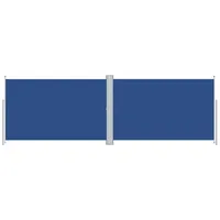 VidaXL Seitenmarkise Ausziehbar Blau 200x600 cm