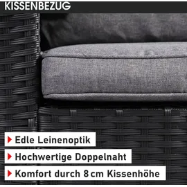 Brast Delight Loungeset schwarz/grau