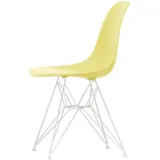 Vitra - Eames Plastic Side Chair DSR RE, weiß / citron (Filzgleiter weiß)
