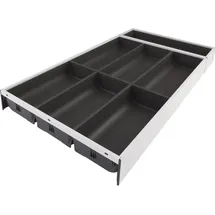 Blum Ambia-Line Besteckeinsatz 574 mm Stahl seidenweiß/oriongrau matt