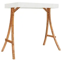 vidaXL Schaukelgestell Creme 3-Sitzer