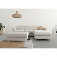 sit&more Ecksofa »Apulia L-Form«, beige