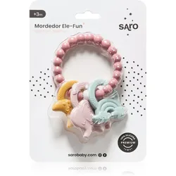Saro Baby Ele-Fun Beißring Pink 1 St.