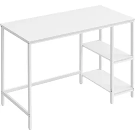 VASAGLE Schreibtisch 100 cm x 75 cm x 50 cm Weiß