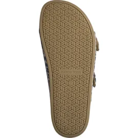Marco Tozzi Damen Pantolette Textil weiches Feel Me Fußbett weiches Innenfutter Modisch, beige (Leo Dune), 39 EU