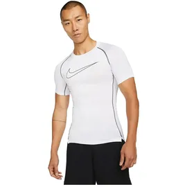 Nike Pro Dri-FIT Funktionsshirt kurzarm Herren white/black/black XL