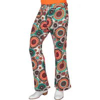 W WIDMANN MILANO Party Fashion - 60er Jahre Hose für Herren, Hippie, Reggae, Flower Power, Disco Fever, Schlagermove