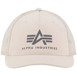 Alpha Industries Basic Trucker Kappe Jet Stream White One Size