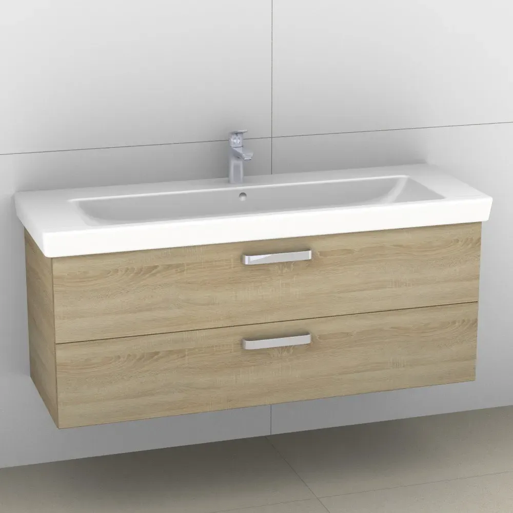 Artiqua 414 Waschtischunterschrank für Subway 2.0 7176D0 Castello Eiche quer NB, 414-WU2L-V75-7136-4 414-WU2L-V75-7136-426