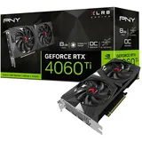 PNY GeForce RTX 4060 Ti 8GB XLR8 Gaming Verto Overclocked Dual Fan Edition DLSS 3