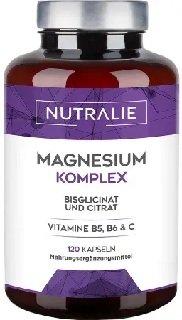 Nutralie Magnesium Komplex Bisglycinat Und Citrat 120 Kapseln