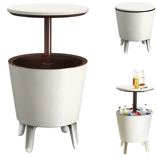 KETER KETER® Getränkekühler Weiß/Braun Ø50cm 30L