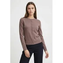 St Tropez A8661 MilaSZ R-Neck Cardigan Braun XXL