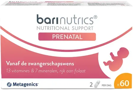 Metagenics BariNutrics Prenatal Schwangerschaftsmultivitamin 60 Kapseln