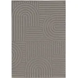 benuta Basic Kurzflor Teppich Leo Hellgrau 160x230 cm - Moderner Kurzflor-Teppich für Wohnzimmer