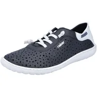 Rieker Damen 52805 Slipper, Blau, 36 EU