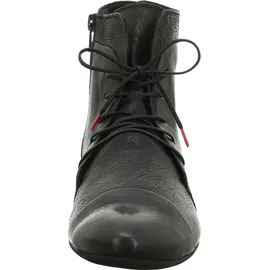 THINK! Damen Guad chromfrei gegerbte Leder gefütterte Stiefelette schwarz 42,5