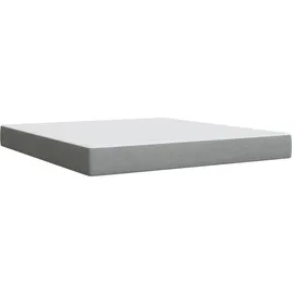 vidaXL Boxspringbett 180 x 200 cm Hellgrau