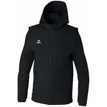 Erima Team Trainingsjacke mit abnehmbaren Ärmeln schwarz L
