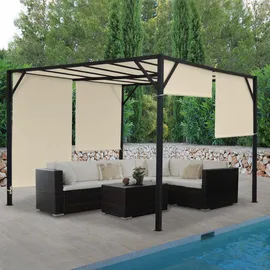 MCW Pergola Beja 4 x 4 m Beige