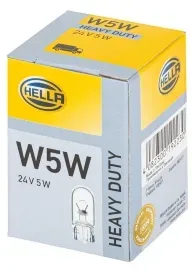 HELLA Glühlampe 8gp003594251 W5W für DAF Iveco Volvo MAN LOTUS (YOUNGMAN) TOYOTA
