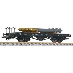 LILIPUT L235284 H0 Flachwagen Bauart Omm mit Torpedos, DRG, Ep. II