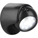 LED-Außenstrahler, Außenstrahler mit Bewegungsmelder, kabelloser LED-Außenstrahler, 1000 Lumen, abnehmbare Kugel, 360 Grad drehbar und neigbar,