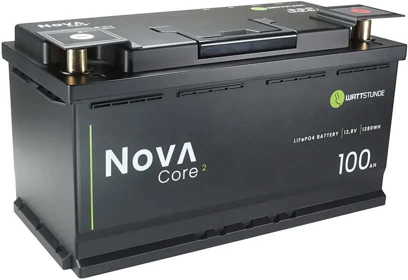 WATTSTUNDE NOVA Core 2 100Ah Batterie LiFePO4 12,8V