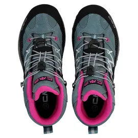 CMP Rigel Mid WP Kinder Mineral Green/Purple Fluo 35