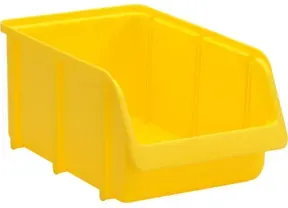 Hünersdorff Sichtbox aus PP, Gr. 4 gelb