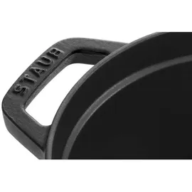 Staub Cocotte 33 cm oval schwarz