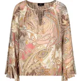 Monari Bluse mit Paisleymuster Mocca 42