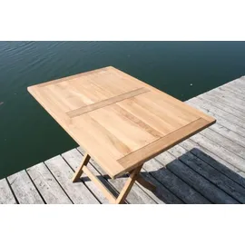Lex Gartentisch Klapptisch 110 x 70 x 75 cm Teak