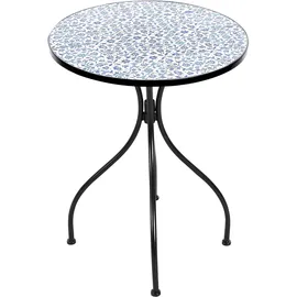 Beliani Bistrotisch 60 x 60 x 60 cm Schwarz