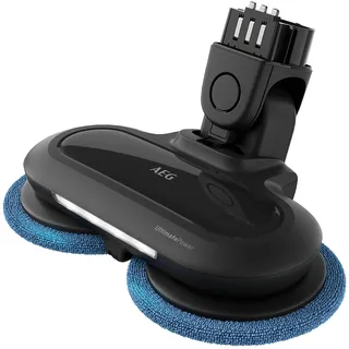 AEG AZE160 UltimatePower Mopdüse für Animal 6000/Clean 6000/Hygienic 6000 Cordless (Düse für effiziente Nass-Reinigung, Wischfunktion, 2 rotierende Reinigungspads, LED Frontlicht, schwarz)