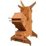 Köhko Köhko® Raketenofen S Rocket Stove Campingofen aus 3 mm Cortenstahl Outdoor für BBQ grill Camping multifunktionale Küche für Draußen