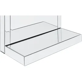 Beliani Wandregal 41 x 20 x 108 cm Silber