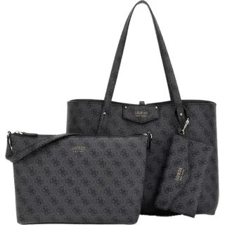 GUESS Eco Brenton Logo Tote Shopper Grau Damen