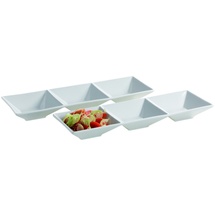 Mäser Mäser, Trendy Line, Kabarett 3-geteilt, 27,5 x 9 cm, im 2er-Set,