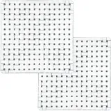 Nachtmann Servierplatten Set 21x21 cm, 2 Stück, quadratisch, Bossa Nova, 97632, Servierteller aus Kristallglas, Platte zum Servieren von Speisen, spülmaschinenfest