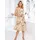 Classic Basics Etuikleid Plisseekleid Beige 54