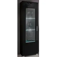 Höltkemeyer Vitrine »Flame«, Höhe 161 cm schwarz