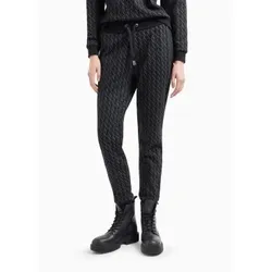 Armani Exchange für Damen. 8NYPLGYJE5Z1200 Schwarze Jogginghose (M), Lässig, Sportlich, Baumwolle, Multisport