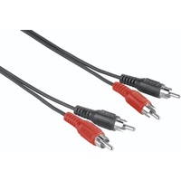 Hama 00205087 Audio-Kabel 5 m 2 x RCA Schwarz