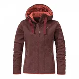 Schöffel Damen Aurora Fleece Hoodie Jacke (Größe M, rot)