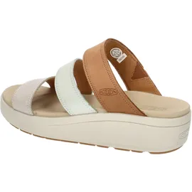 Keen ELLECITY SLIDE Damen Natural Leather/Clearly Aqua 41