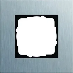 Rahmen 1f alu Esprit Metall geeignet für Unterputz-Installation