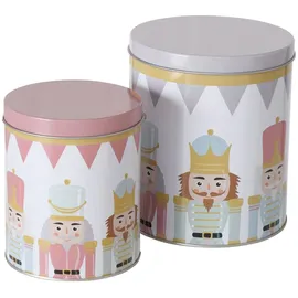Mambocat Keksdosen Archie Ø 11 cm & 13,5 cm 2-tlg. Rosa