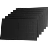 Powerness® 500Wp Solarmodul Full Black, TOPCon bifazial Glas-Glas PV Modul, N-Type Doppelglas Solarpanel mit 0–5W positiver Leistungstoleranz für Balkonkraftwerk, 0% MwSt. (6 Stk)