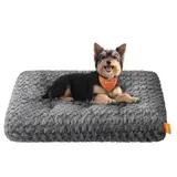 FEANDREA Hundebett, Hundekissen M-XXL,flauschige, Plüsch, waschbar M